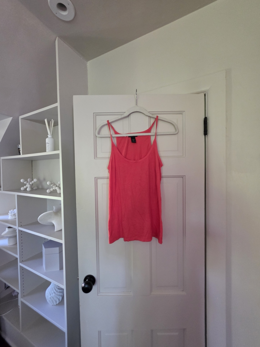Bright Pink Women's Scoop Neck Tank Top